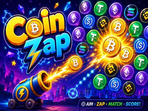 CoinZap 게임하기 – 코인 3매치 연결 퍼즐