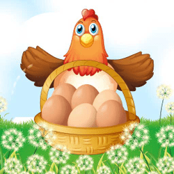 Egg Collector 게임하기 실제 게임 화면