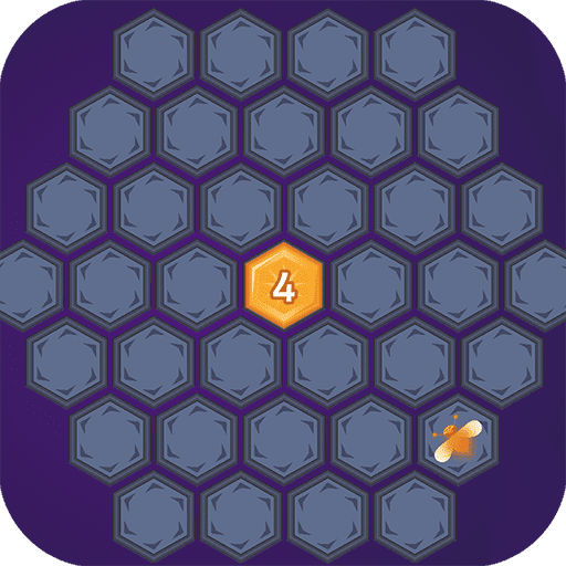 2048 Magic Hex 합성 퍼즐 플레이 화면