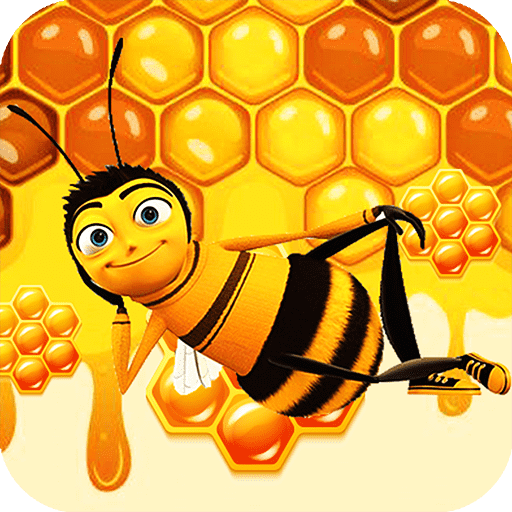 Bee Factory Honey Collector 합성 장애물 회피 플레이 화면