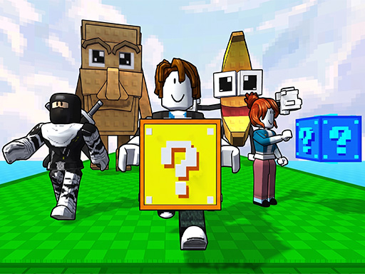 Obby: Lucky Block Heist 플래시게임 – 2인용 아이템 수집 멀티플레이 바로하기