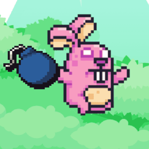 Bunny Bomb 플래시게임 – 피하기 아케이드